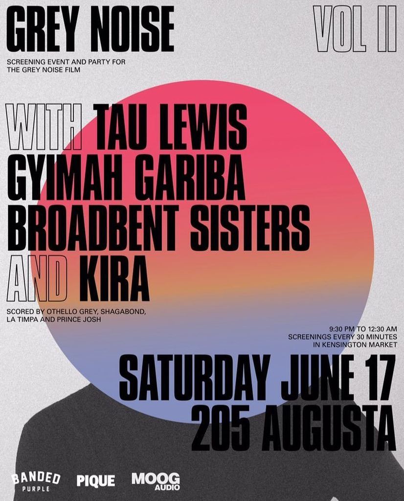 Grey Noise in Kensington: Screenings every 30 mins starting tonight at 9:30pm. Four episodes highlighting @taulewi… ift.tt/2rrkcNF