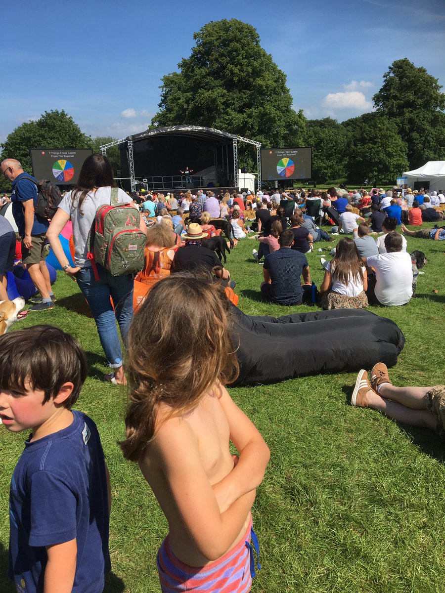 Ladyshinpad's tweet photo. Kids listening to the #7lessonslearned #supervet @DogfestUK hopefully their generation will grow up on #onemedicine as norm @HumanimalTrust https://t.co/D14C7SQRVn