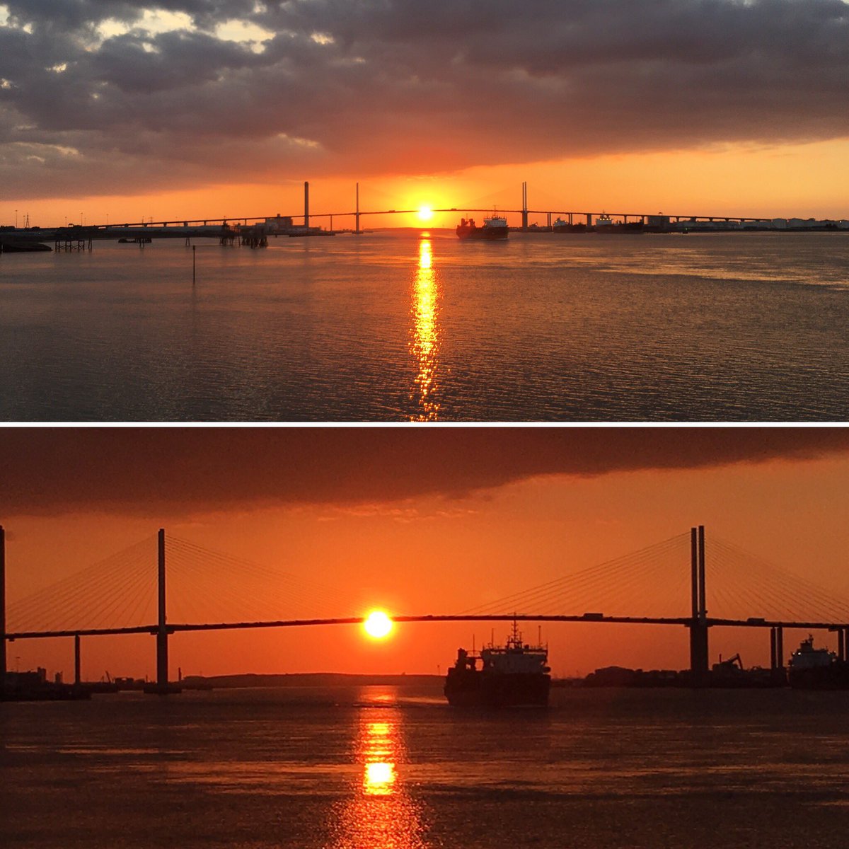 ThamesPics's tweet photo. Thames sunset this evening https://t.co/8APMahHPK6