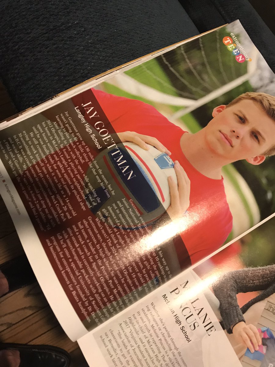 wlt1717's tweet photo. Pleasant surprise opening @ArlingtonMag to discover #PeterHolmes &amp; #JayGoettman among area high achievers recognized #Kudos 👏👏👏 https://t.co/8n1TmDiA2T