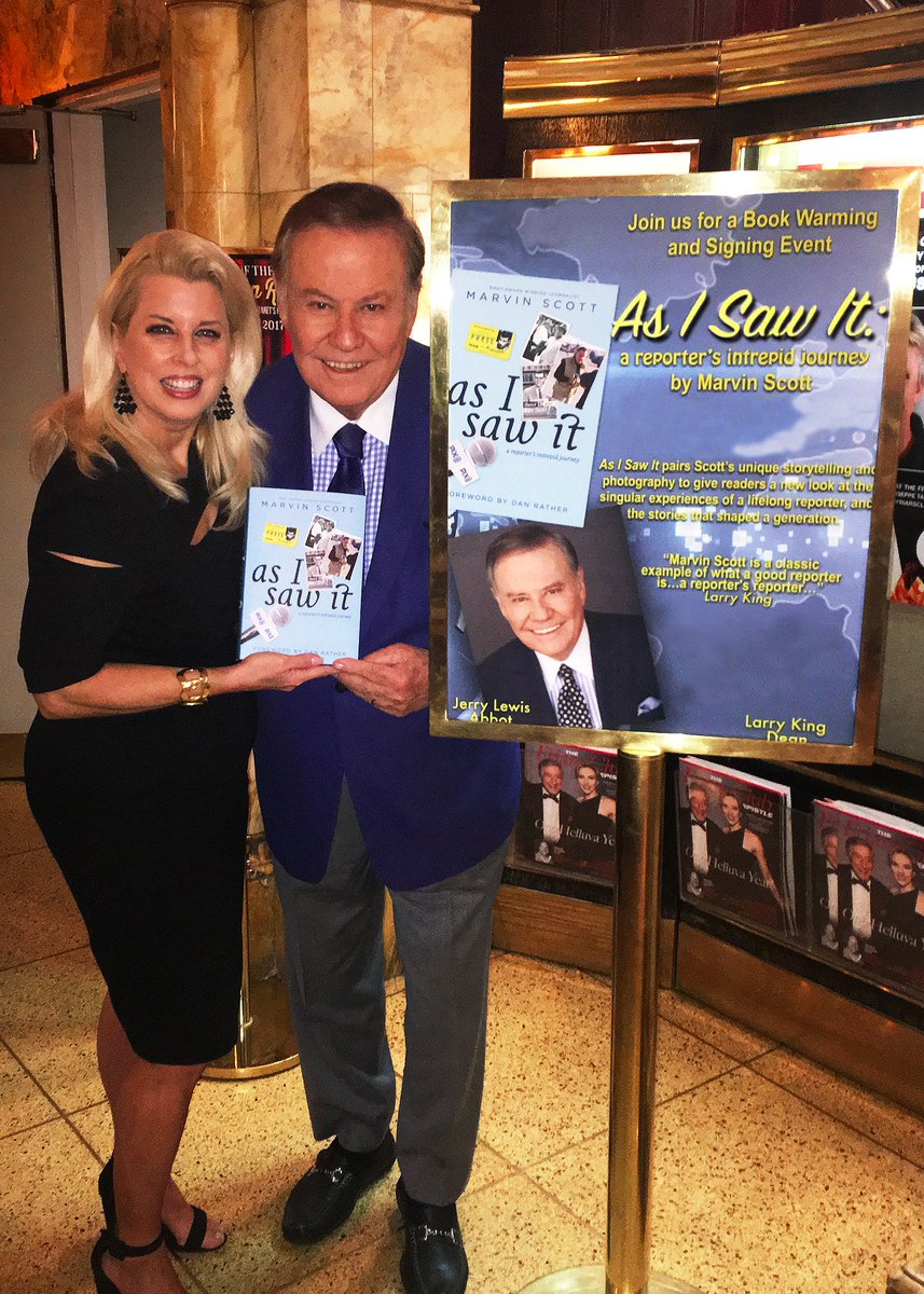 Sunday 11AM on <a href="/77WABCradio/">TalkRadio 77 WABC</a> Intrepid Journalist &amp; NY News Icon <a href="/PIXScott/">Marvin Scott</a> #MarvinScott joins me to discuss his fantastic new book #AsISawIt