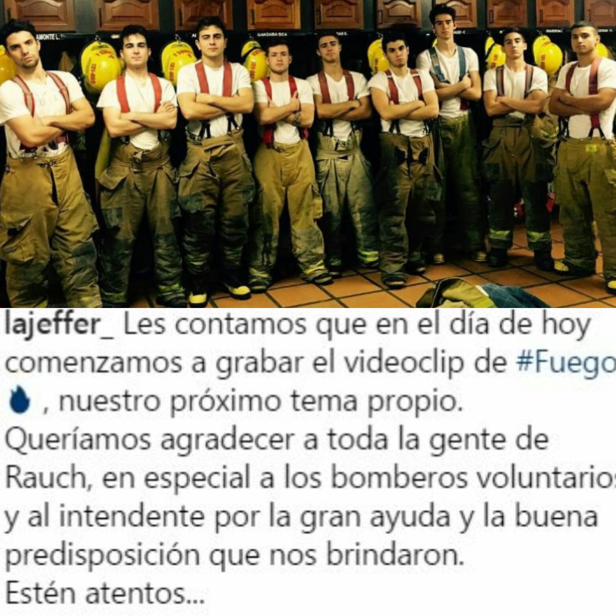 A traves de <a href="/Filmcen2017/">Filmcen</a> conocimos a los chicos de <a href="/lajeffer_/">La Jeffer</a> que hoy filmaron su video clip en Rauch. Gracias por elegir nuestra ciudad.