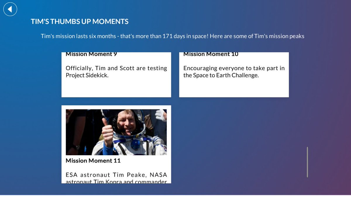 venturethinking's tweet photo. The @space2earth #astrotim app from @octagon_studio is a great way to relive @astro_timpeake mission https://t.co/bsvu545aAc