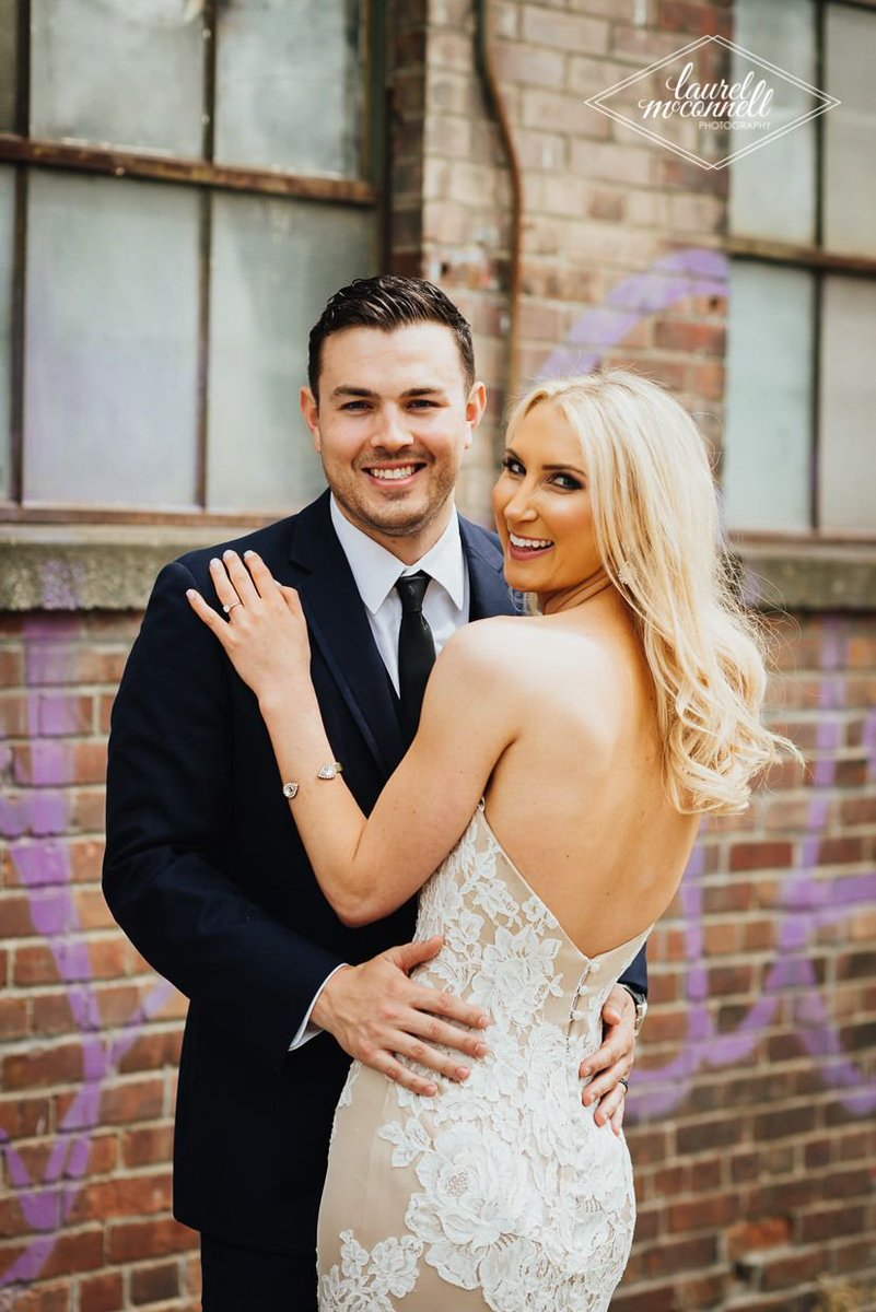 All the smiles- the quintessential wedding day accessory!
#brideandgroom #wedding #coloreddress #urbanwedding #weddinginspo #weddingstyle