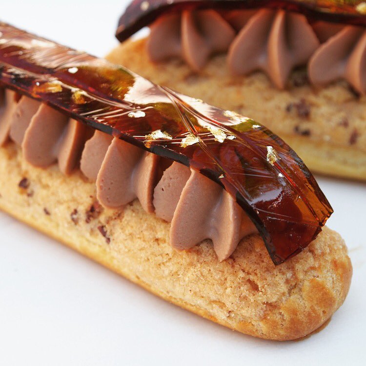prairiepigeon's tweet photo. Chocolate stout eclairs! Available at our Father's Day popup at @hivefitco tomorrow 9am - noon 10343 Jasper ave #yegfood #yegpastry https://t.co/t6GtuVCQl8