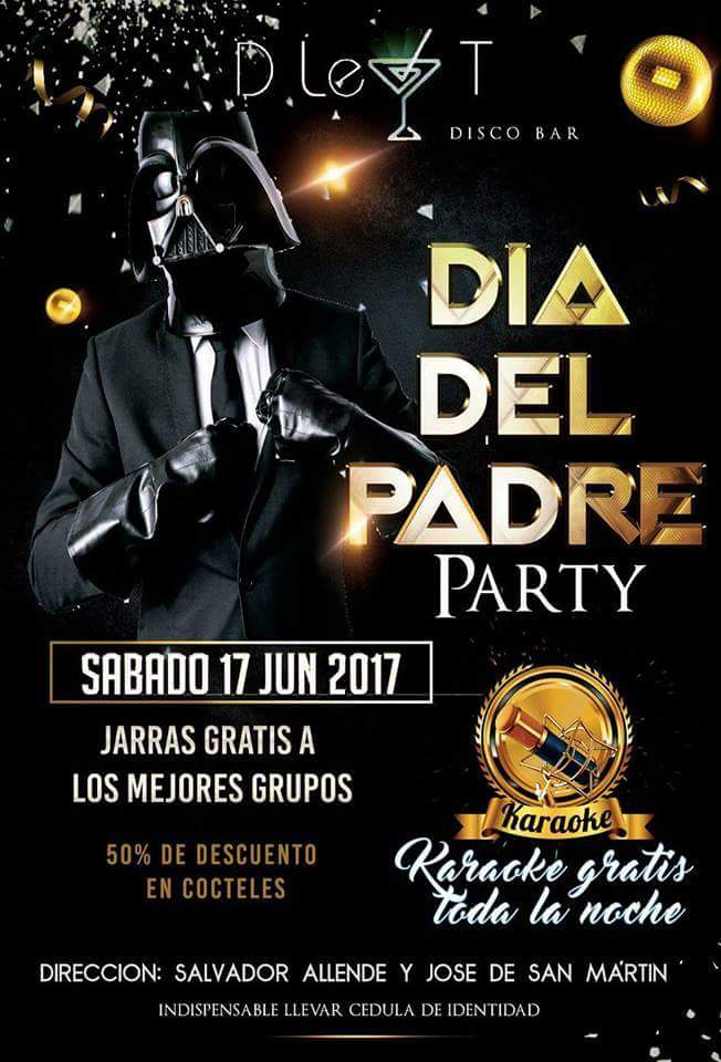 dleyt_discobar's tweet photo. Festeja a Papá en @dleyt_discobar #LOJA este Sábado 17 de Junio #DLEYTDISCOBAR #DLEYTDISCOBAR #DLEYTDISCOBAR https://t.co/B1Ltfx3jPe