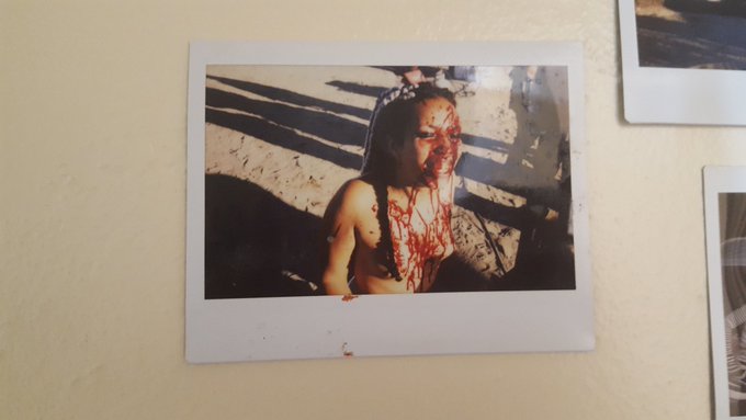 Here I am topless and covered in fake blood in the desert. https://t.co/GcMMFfTFJH<a href="/tag/pantyhose"class="tags"><span>#pantyhose</span></a><a href="/tag/chaturbate"class="tags"><span>#chaturbate</span></a><a href="/tag/ebonyassworship"class="tags"><span>#ebonyassworship</span></a>