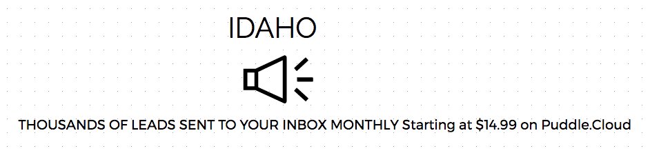 PuddleLeads's tweet photo. THOUSANDS OF LEADS SENT TO YOUR INBOX MONTHLY ON https://t.co/FZFuq4p8mf #Idaho #Boise #applenews #Analytics #android #answers #answer https://t.co/QWvaxm7SbT