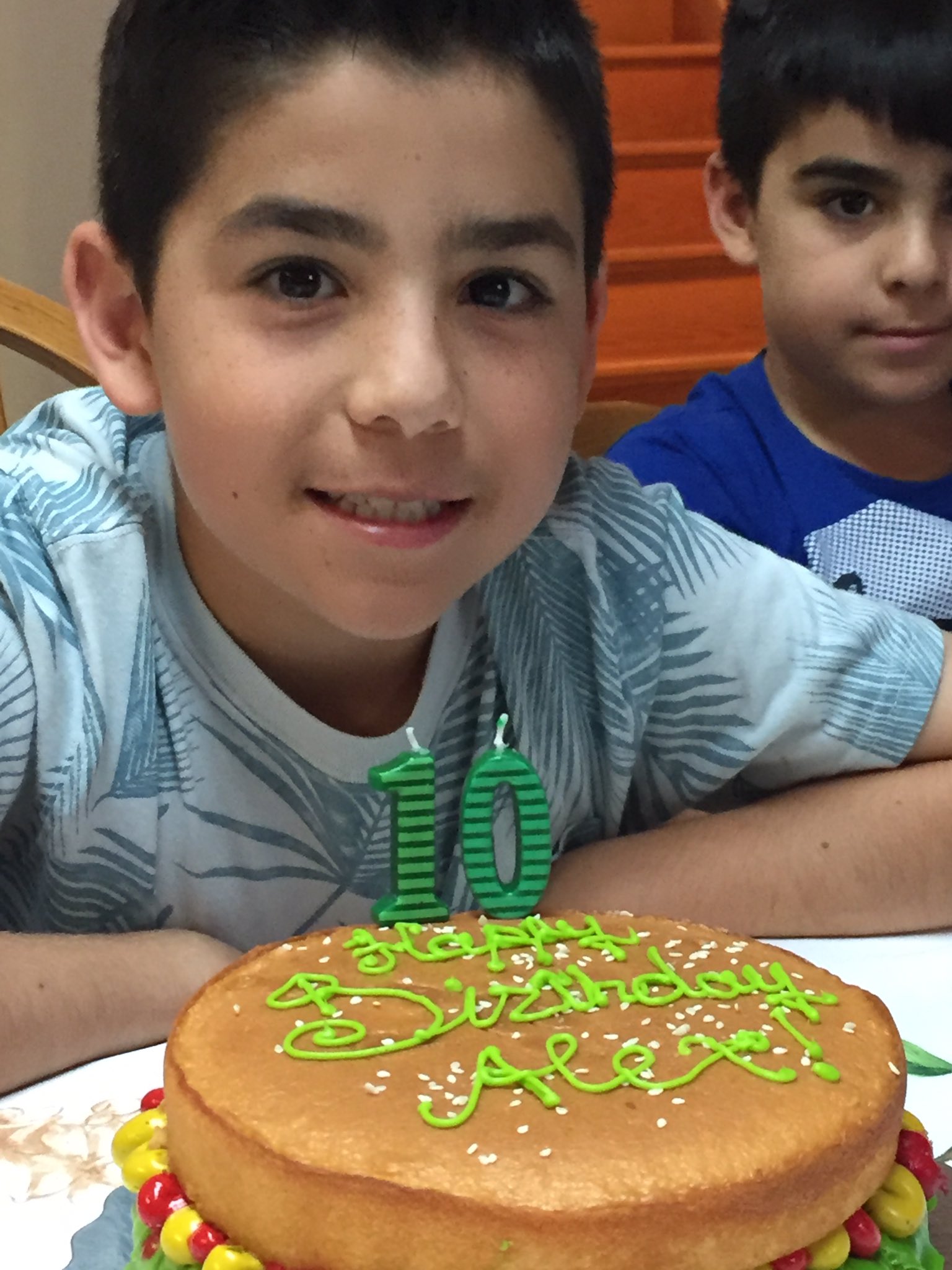 Happy 10th Birthday Bello! Aka Alex! Love Mommy, Daddy and Max 