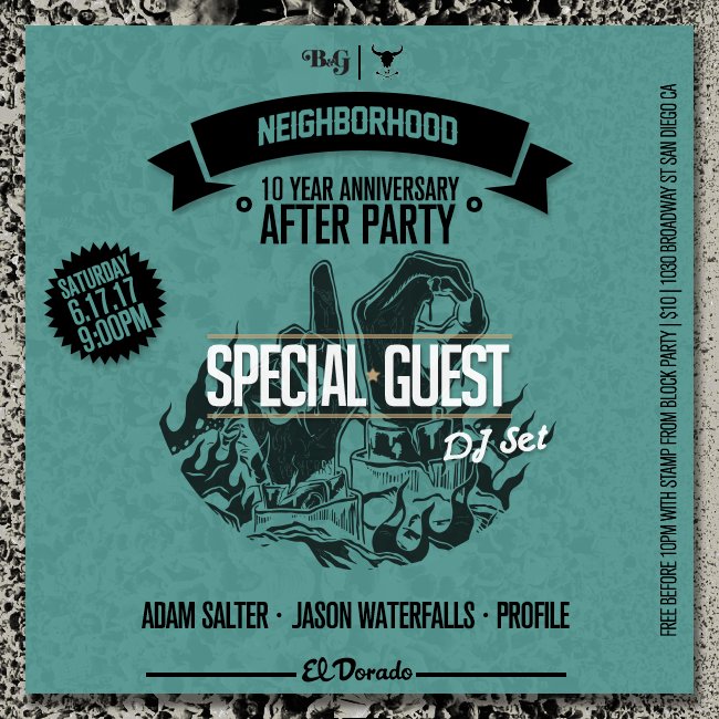 Don't miss tonight!  After the party it's the......