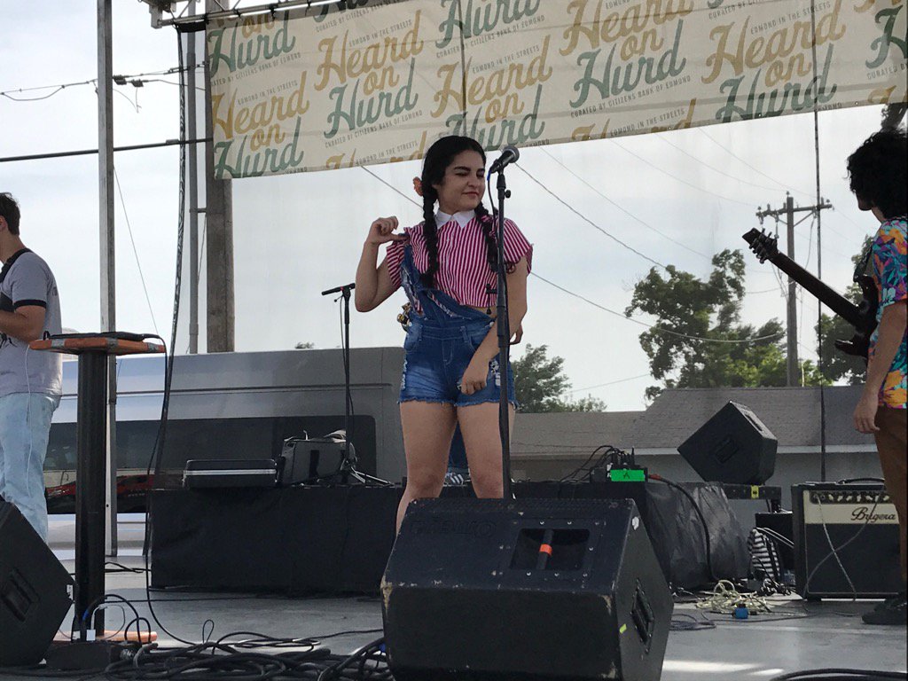 morgan1_janice's tweet photo. @LinckaMusic is in #SoundCheck @heardonhurd #Getreadytojam https://t.co/FklA3rfhjk