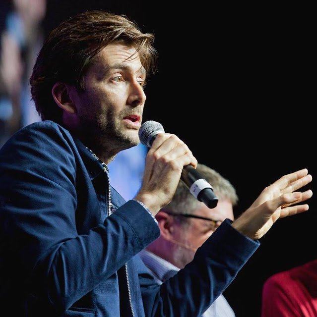 David Tennant at his panel at Awesome Con - 17/6/17