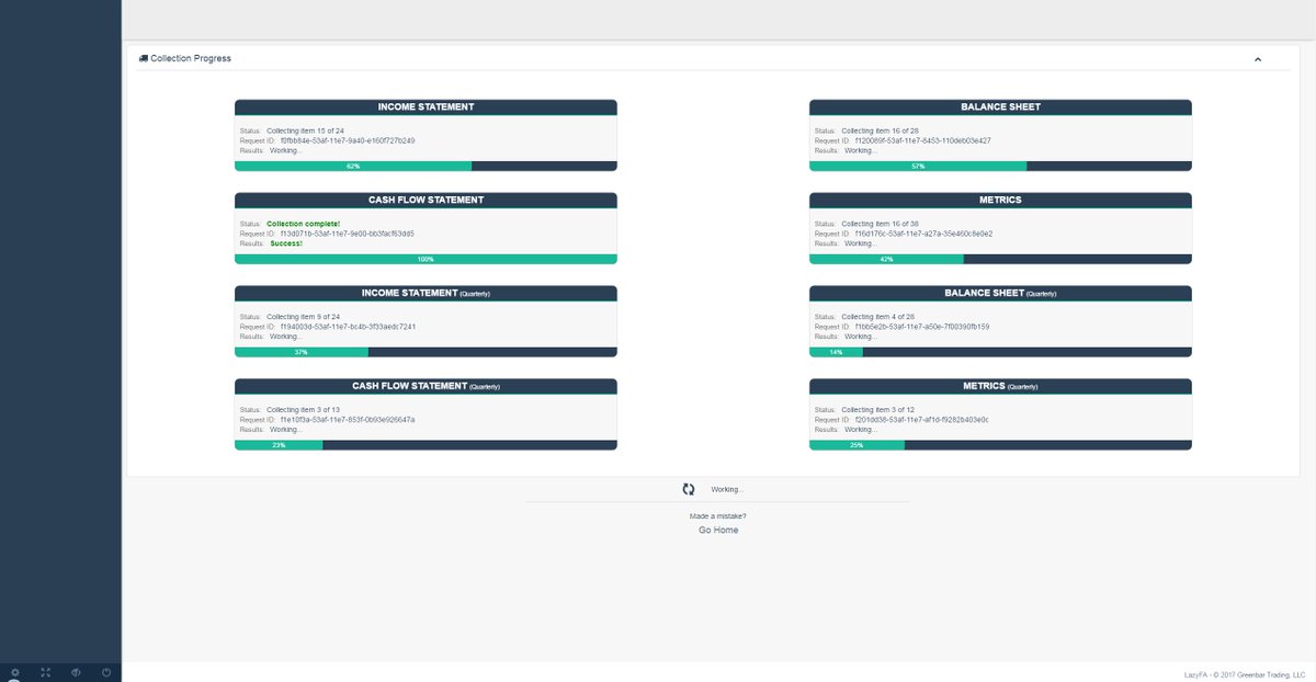 ckz8780's tweet image. #LazyFA can now download 15 years AND 60+ quarters of financial data in less than 2 seconds! Try it lazyfa.com | #datacaching
