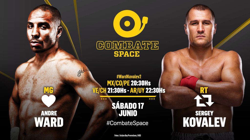 2 orgullos y la gloria para uno solo. ¿Quién es tu preferido para HOY en #CombateSPACE? 
👊 MG: WARD 👊
👊 RT: KOVALEV 👊