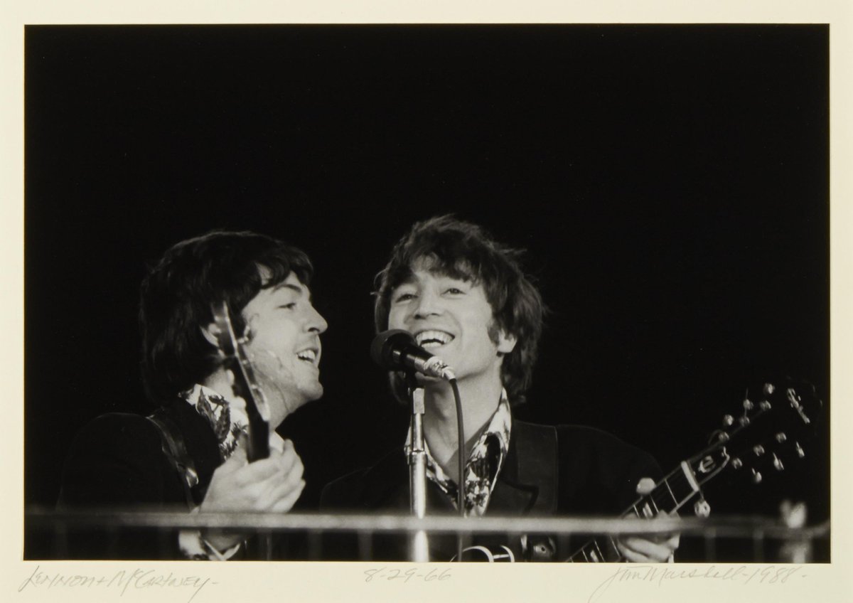 johnlennon's tweet photo. A very happy birthday to @PaulMcCartney https://t.co/DPhxV2Ptd5
