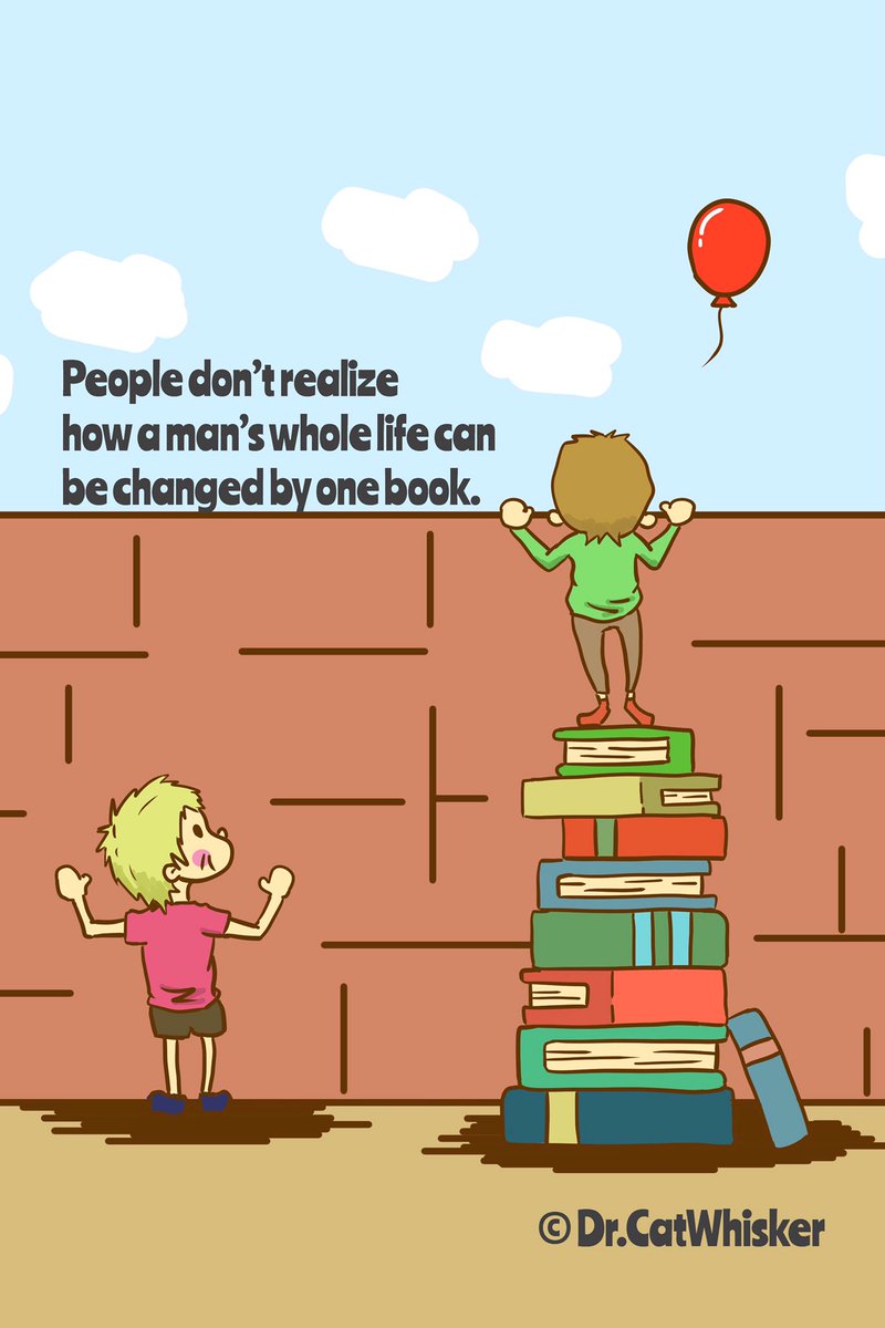 ねこひげ先生 心を癒す人生案内 本を読もう 本を読む人と読まない人では 見える世界が違う 本を読むことで 自分にない価値観を知ることができる 自分にない知識を得ることできる つまり世界観が広がるのだ 本を読もう そして見える世界を どんどん広げ