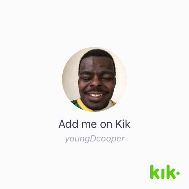 deountecooper's tweet photo. Hey! I'm on #Kik - my username is 'youngDcooper' https://t.co/R59T3WrfS3 https://t.co/FTdLSgqOAC