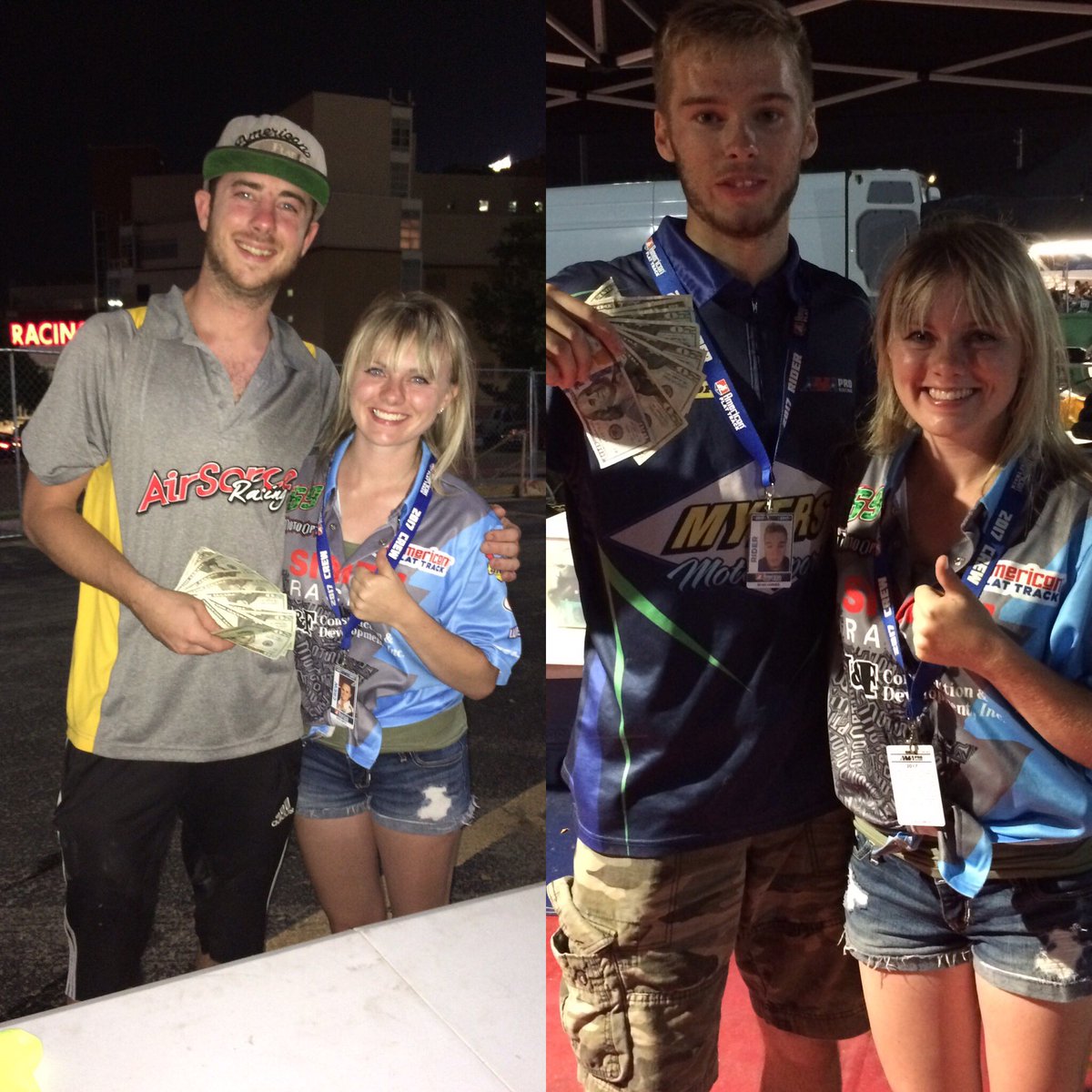 Brintlinger17's tweet photo. Your $217 recipients from OKC; Ian Washburn &amp; Ryan Varnes. Congrats guys &amp; I hope to continue to see y'all in main events at AFT Events. https://t.co/GDqBDQJoss