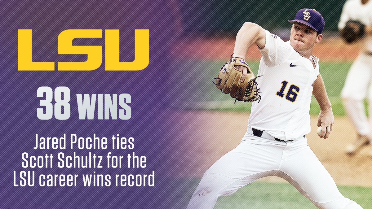 SECNetwork's tweet photo. He came back for his senior season to make history.

Congrats, @Jared_Poche. https://t.co/zgYjsZGyHk https://t.co/kV6AFN9xbW