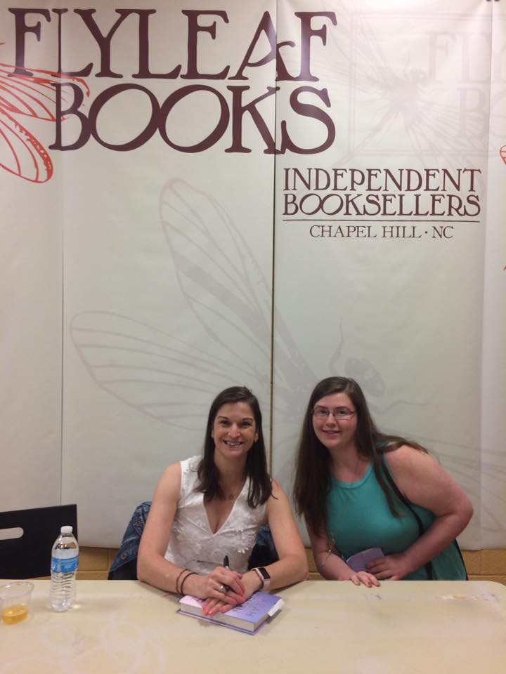 gr6742's tweet photo. I am so happy I got to meet you again today! Thanks for being such an amazing author that inspires me everyday! @sarahdessen #OnceAndForAll https://t.co/Hn83FmVg1E