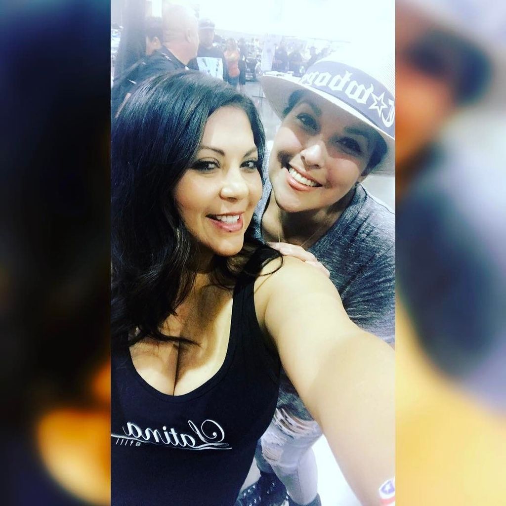 LatinaStill's tweet photo. Latina Still Standing & @_love_always_angie 💓#latinastillstanding #inthestreetsmagazine #powerdriveband #carshow https://t.co/Ka9LmuanLn https://t.co/XLyXDzFwI7