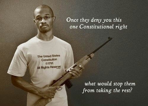 Tactical_review's tweet photo. anyone who thinks they will stop at one right is fooling themselves.
#rights #freedom #Constitution #MolonLabe https://t.co/JGI6oMqMWM