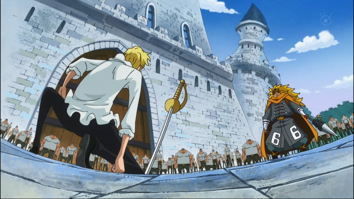 まな Ar Twitter クック海賊団に襲われた時 海列車でのvsワンゼ サンジの剣は二刀流だった Onepiece