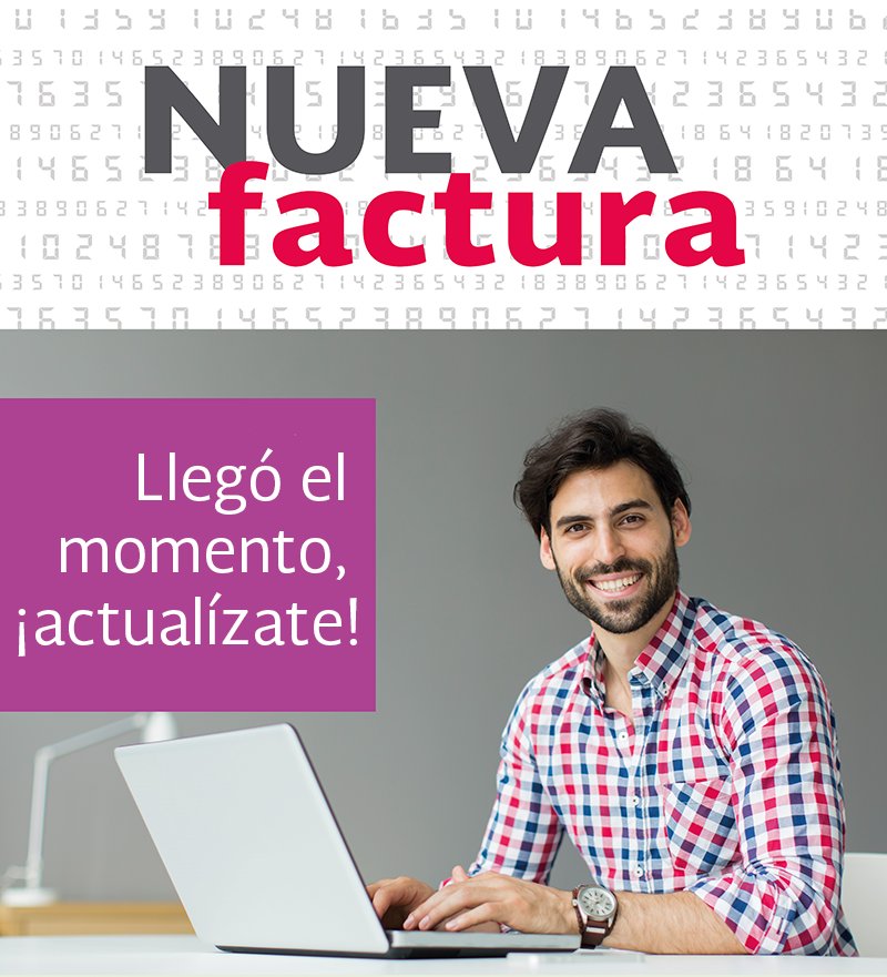 SATMX's tweet photo. Llegó el momento, ¡actualízate! Conoce los beneficios de los cambios a la factura: https://t.co/MtIMPpKzPL https://t.co/ejOhQLNW0x