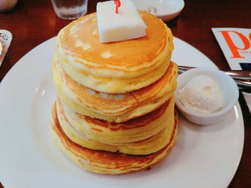 ミモザのパンケーキ さすがだね