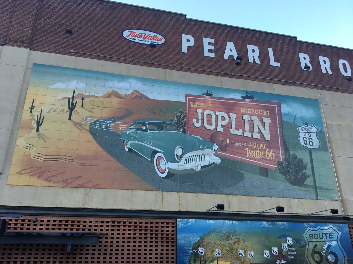#Route66 Mural Park in #JoplinMO is #PublicArt at its best!
