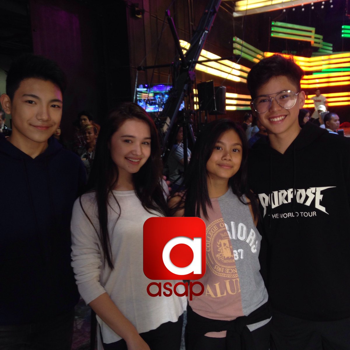 ASAPOfficial's tweet photo. BTS: Darren, Kira, Ylona, &amp; Kyle. Catch them later on #ASAPDadsDay! https://t.co/TCZABs3Mcv