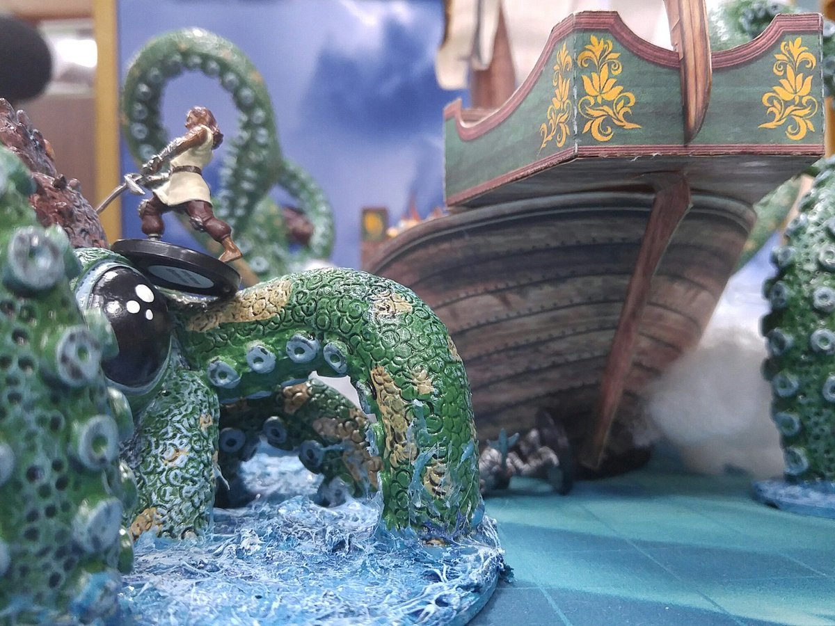AHarencar's tweet photo. My PC just had to jump onto the kraken. #gamesofberkeley https://t.co/S2XghjgFag