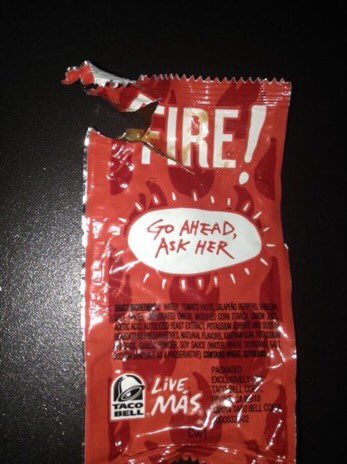 ForTheMen's tweet photo. "im never taking taco bell advice again" 😭😭 https://t.co/6ndmxRfGY0