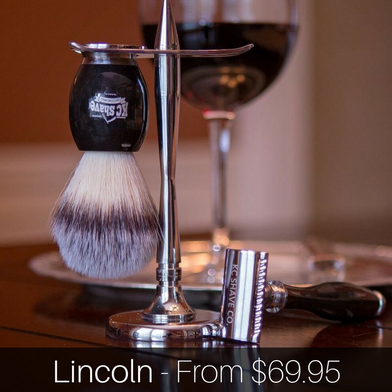 KCShaveCo's tweet photo. This Father's Day, this Lincoln Safety Razor Kit 💈has been🔥. Both the Razor and the Shave Brush can be engraved for that 💯 custom gift. https://t.co/qnByg8TCZN
