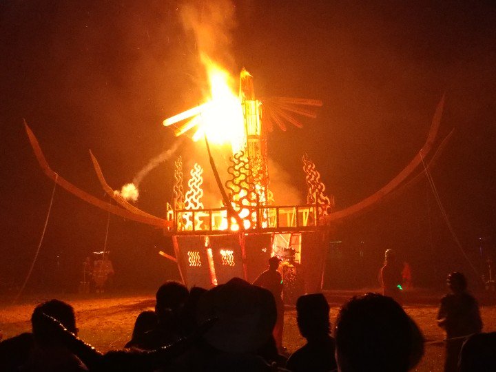 ChiBurn's tweet photo. We have lift off @lakesoffire for The Eggify. #lof #burningman #notatypo #burnt https://t.co/a31adDyl2g