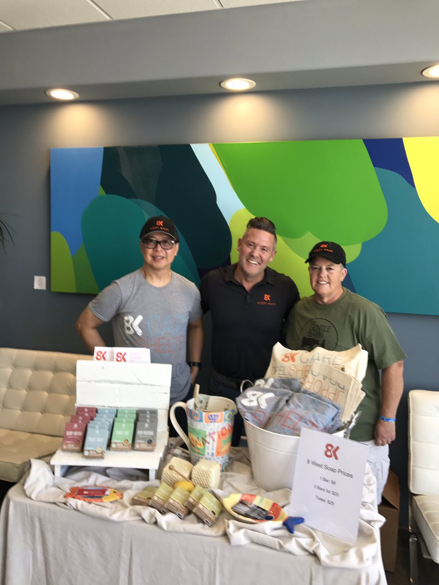 8WestUSA's tweet photo. Great day at @FixBodyGroup thanks to all who came out to support #soap #handup #giveback #Jobs #shelter @UrbStreetAngels @Ericlovett https://t.co/ET2jHfTd9t