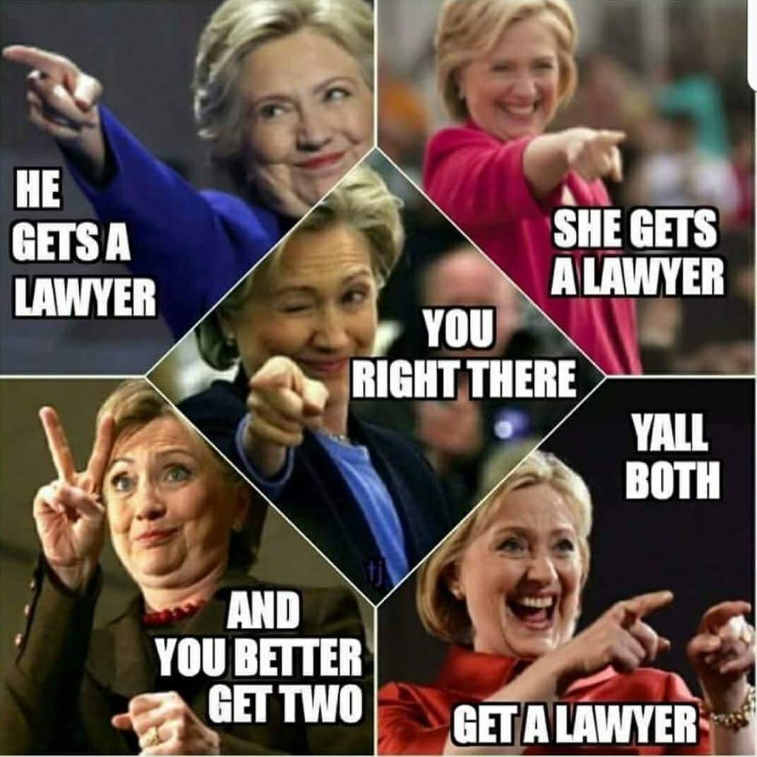 Bros4America's tweet photo. ICYMI: Drumpf and his administration have lawyered up including their own respective lawyers. https://t.co/BXDkq6QZb9