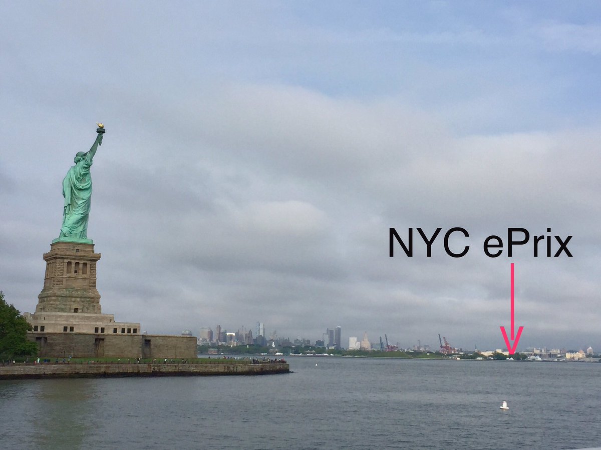 jamprojectsllc's tweet photo. Had a meeting with #LadyLiberty today, we are pleased to report that she likes what she sees #NYCePrix #jamprojects https://t.co/wXXMKvAJeZ
