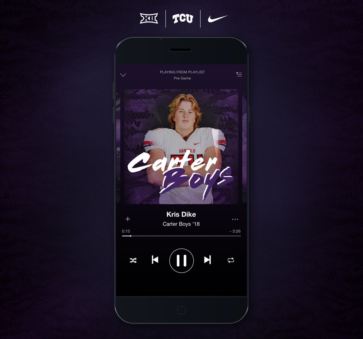 Kristopher_Dike's tweet photo. Very excited to announce my commitment #CarterBoys18 https://t.co/zw6khQthsN