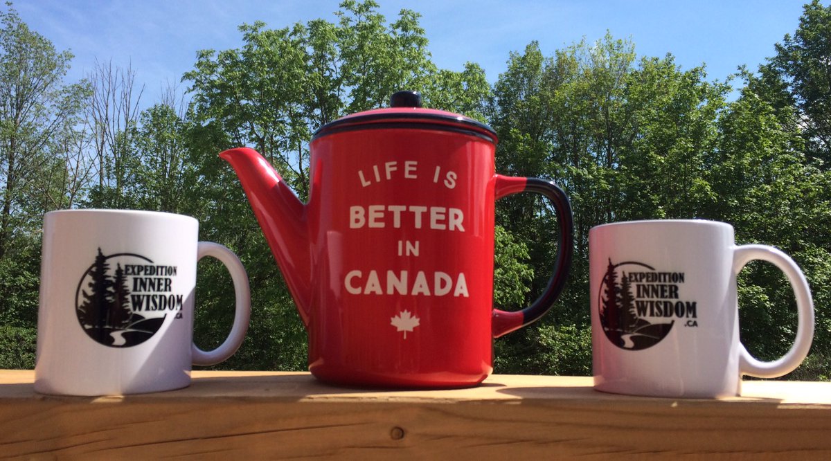 New Expedition Inner Wisdom mugs for celebrating Canada's 150 birthday @expeditionyogi  #Canada150  #empowermentretreat