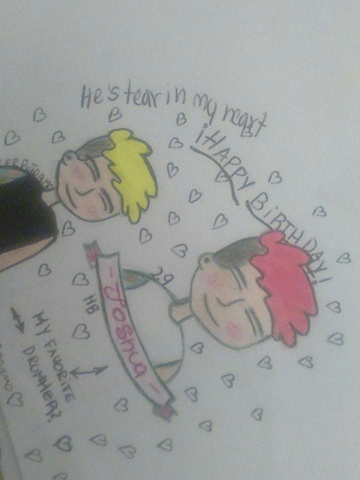 joshteredoy's tweet photo. Happy birthday, you are amazing @joshuadun #HappyBirthdayJoshDun #HappyBirthday #JoshsBirthdayProject drawing by me @tylerputoamo https://t.co/qptl5Ci4GX