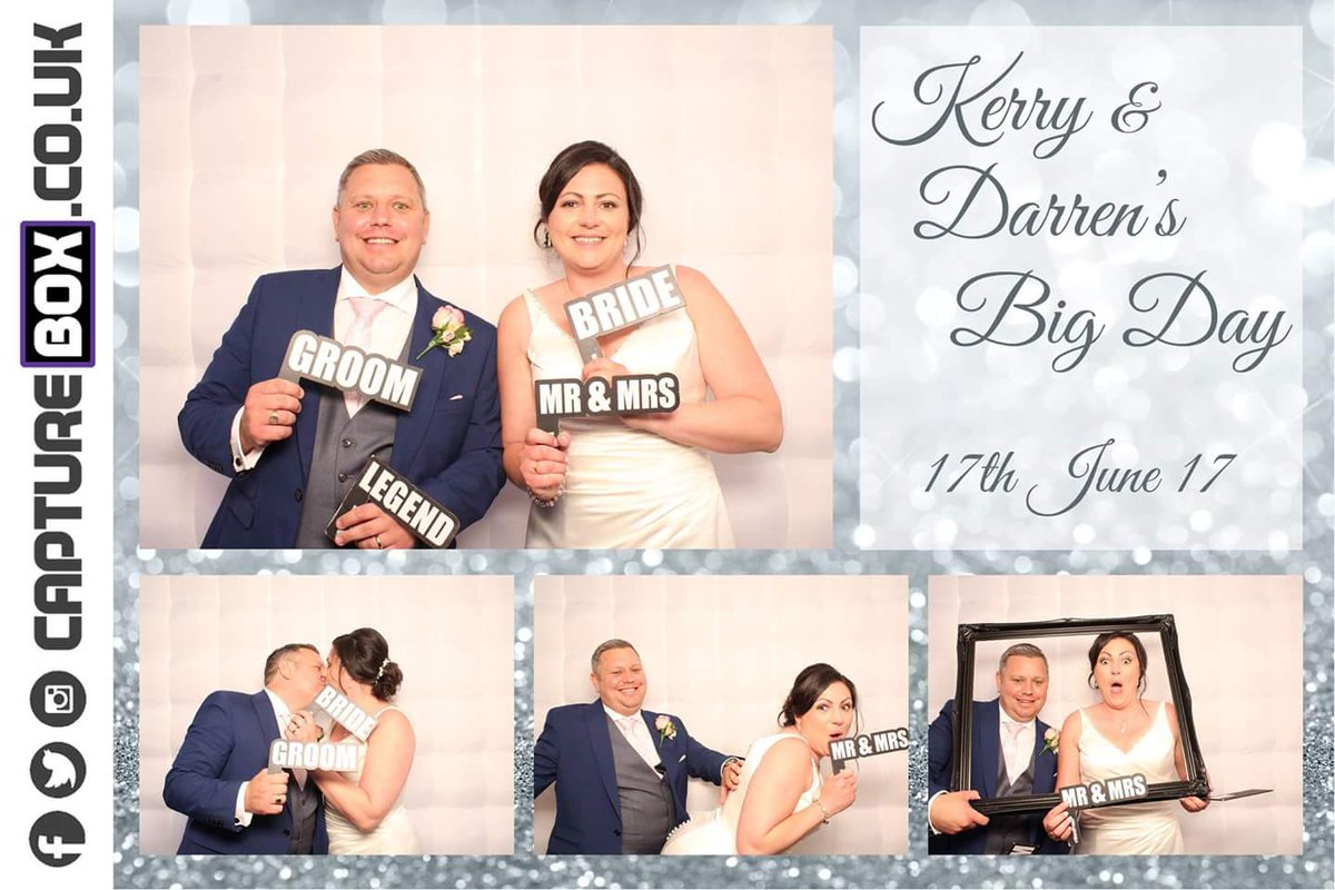 capture_box's tweet image. We had great fun celebrating Kerry &amp;amp; Darren&apos;s BIG DAY!!
D/load your FREE hi-res images from capturebox.co.uk/your-photos
#CaptureBox #PhotoBooth