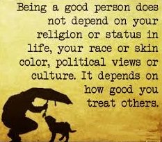 A good person...