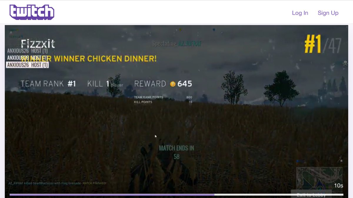 Fizzxit's tweet image. Well, hello there chicken dinner :)