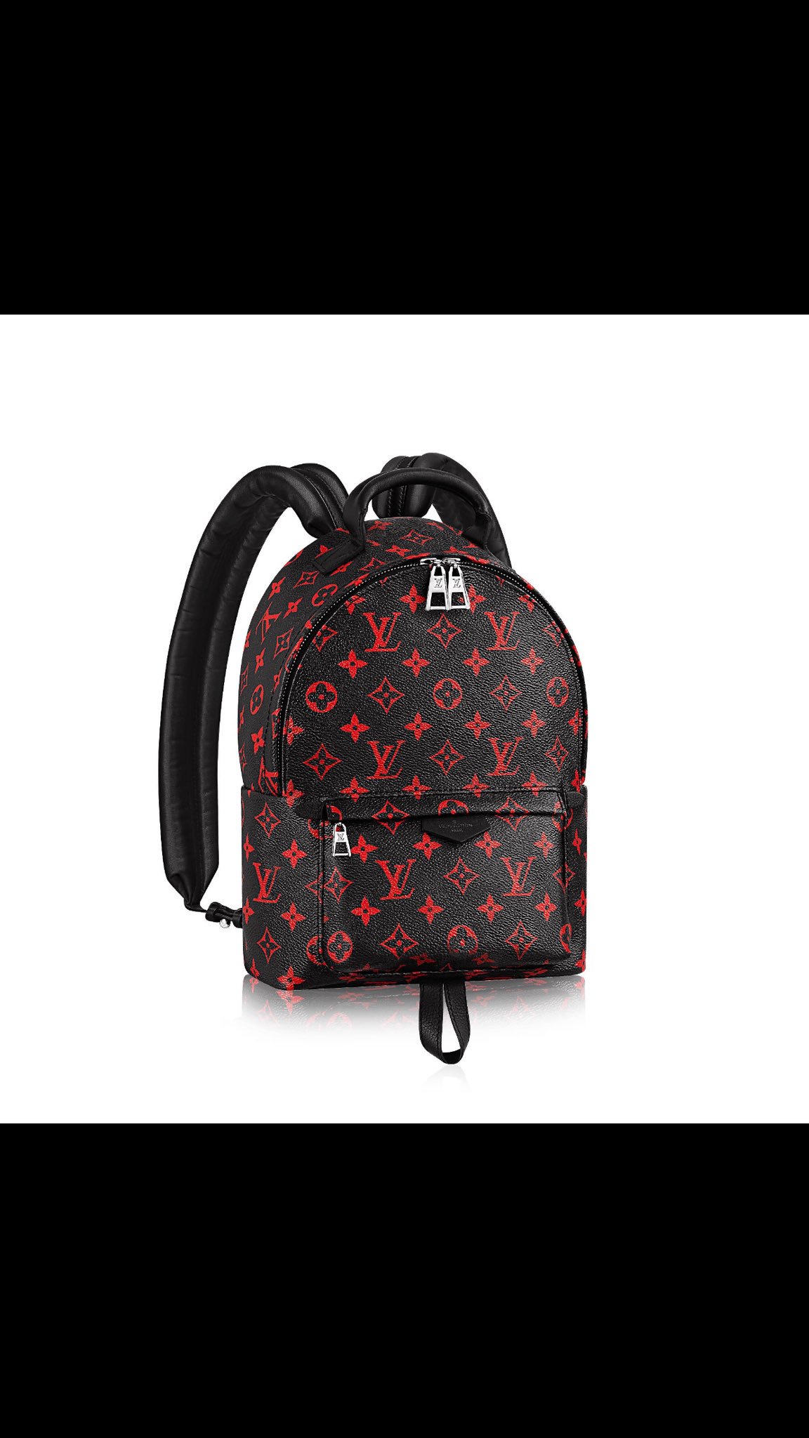 Black and red louis clearance vuitton backpack tana mongeau