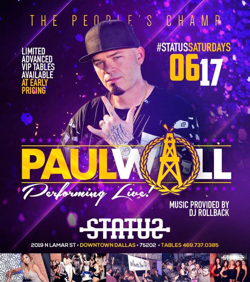 paulwallbaby's tweet photo. Tonight in the Triple D, Downtown Dallas, Texas at Status #true2dagame https://t.co/pFjAg2MHts