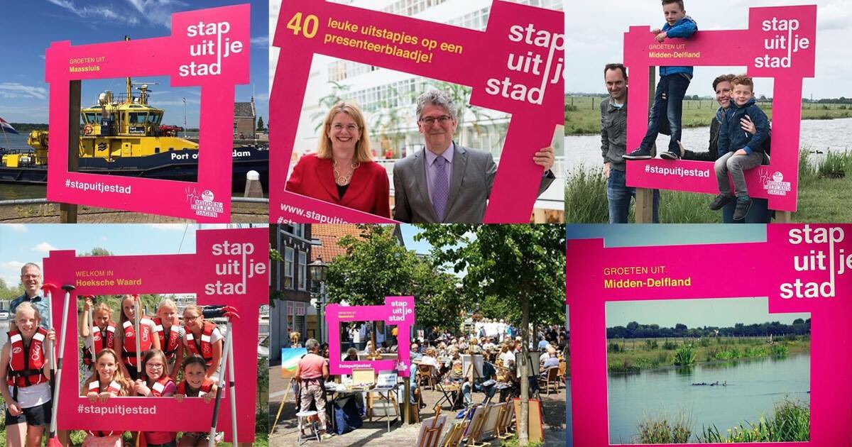 Wij wensen alle deelnemers heel veel plezier vandaag met #StapUitJeStad! Vergeet niet een foto met het #selfiebord te maken!