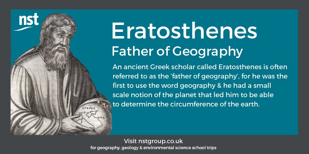 NST Geography Trips on Twitter: "Happy Father's Day! To celebrate, here's  an interesting fact about the 'Father of Geography'... #FathersDay  #geographyteacher #Eratosthenes… https://t.co/wdOjTG7tKx"
