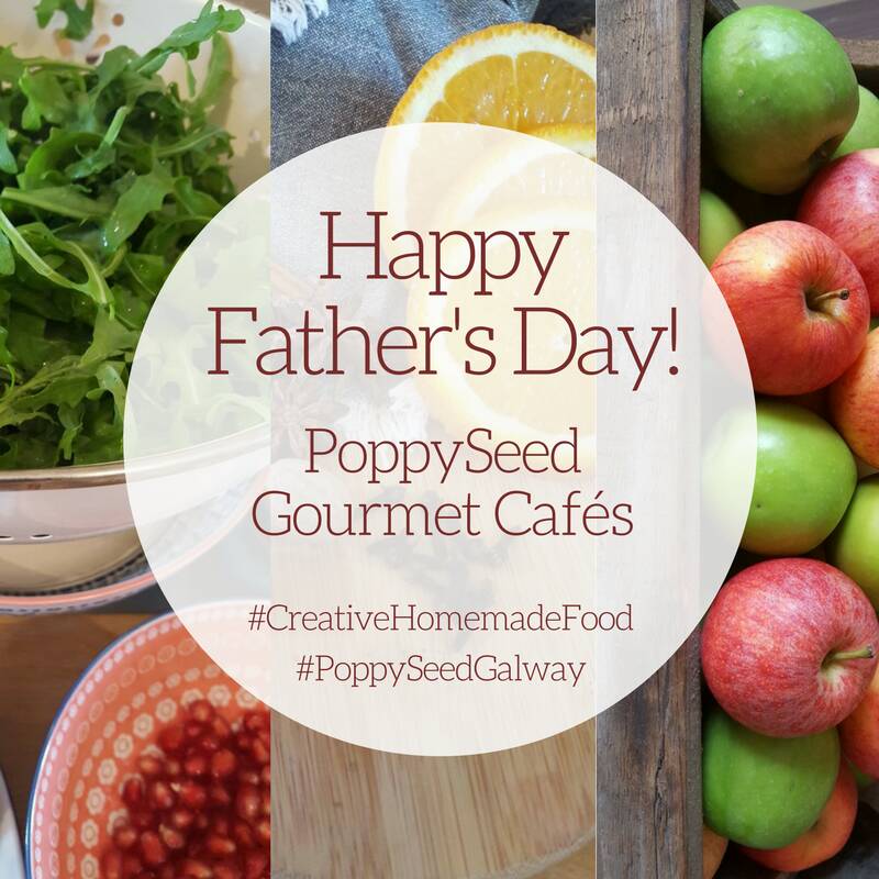PoppySeedCoffee's tweet photo. Happy Father's Day from #PoppySeedGalway! Our Clarinbridge cafe-restaurant is open today #Sunday till 5:30pm. #creativehomemadefood https://t.co/5NqRLip2z1