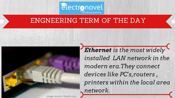 electronovel's tweet image. #Ethernet #EngineeringTerm #LAN #Electronovel